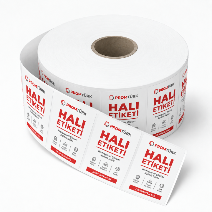 Logo Baskılı Rulo Halı Etiketi – Toptan Özel Baskılı Halı Etiketi